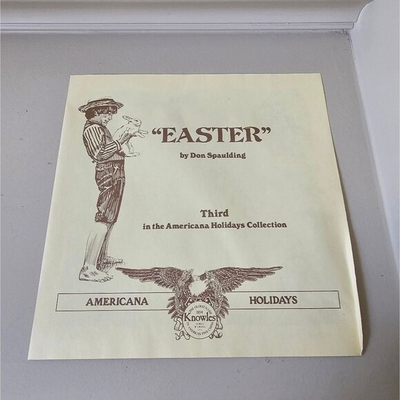 Vintage Americanna Hoilday Collection Easter by Don Spaulding - Picture 5 of 5